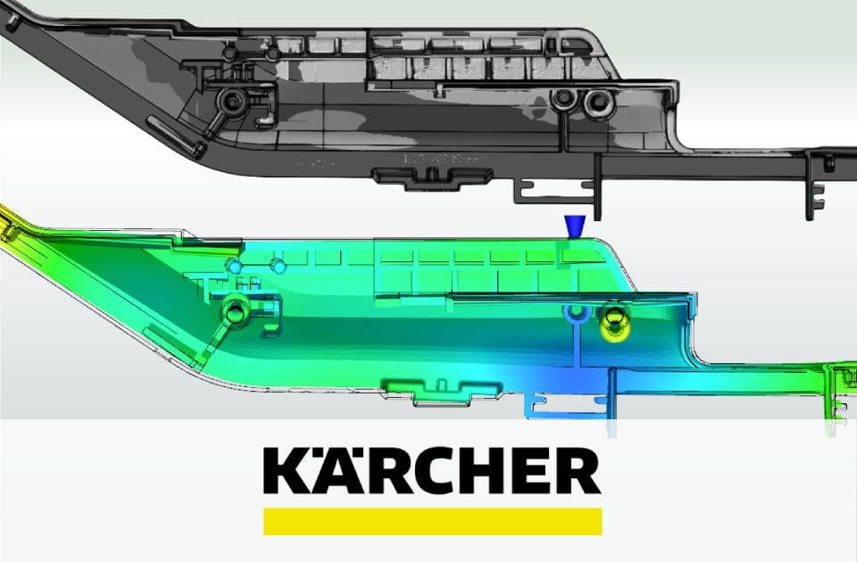 ケルヒャーは射出成形製品を自動で最適化