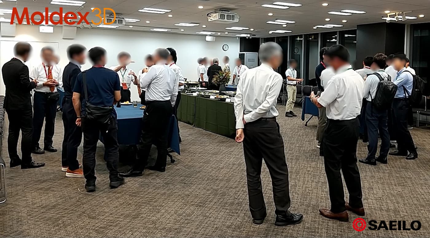 Moldex3Dユーザー会2025懇親会の様子