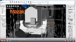 MAZAK VARIAXIS Machine Tool CNC Simulation with NCSIMUL