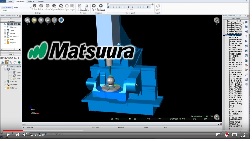MATSUURA MX-520 Machine Tool CNC Simulation with NCSIMUL