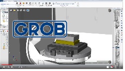 GROB G350 Machine Tool CNC Simulation with NCSIMUL