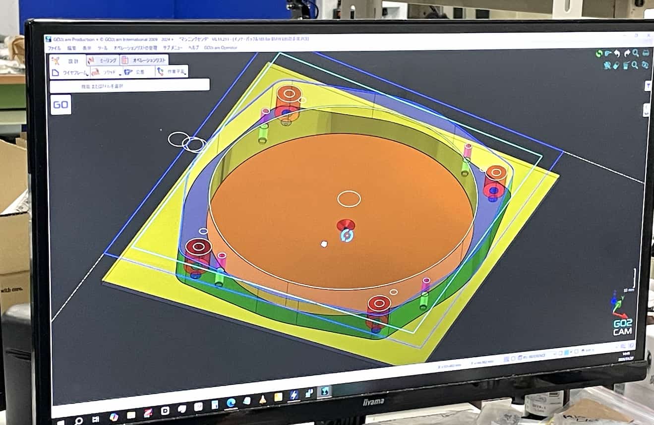 GO2camの直感的な操作画面